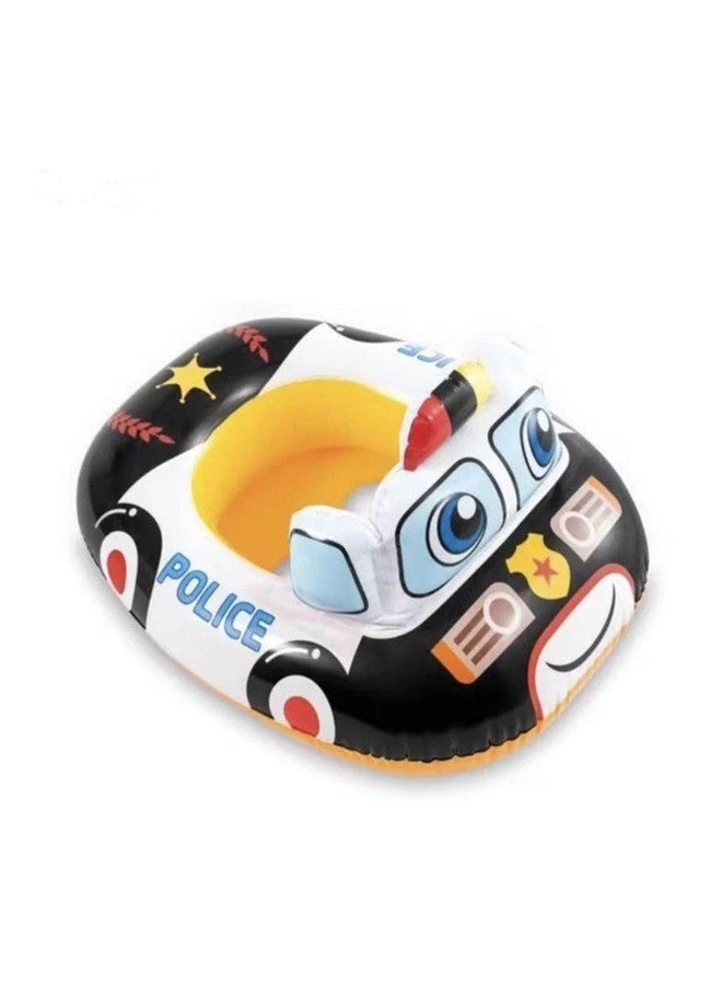 PRISMAXIC Vehicle Shape Sit Pool Float Tube Boat for Kids Beach Water Swimming Pool Tube Inflatable Kiddie Swim Water Ring Swimming No Flip Thicken Swim Training for Kids - 29" x 23" - Image 1